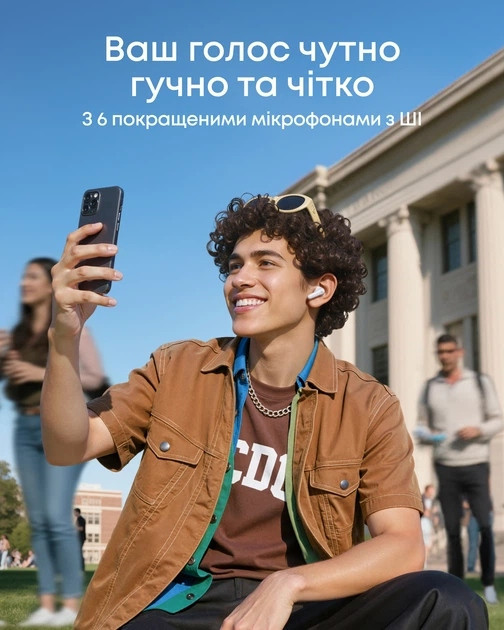 Bluetooth-гарнітура Anker SoundСore R60i NC White (D1202G21) ( 15910 ) Харьков - изображение 11