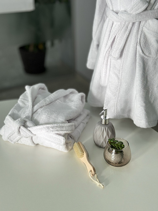 Халат детский махровый Ideal Textile с капюшоном белый Черновцы - изображение 6