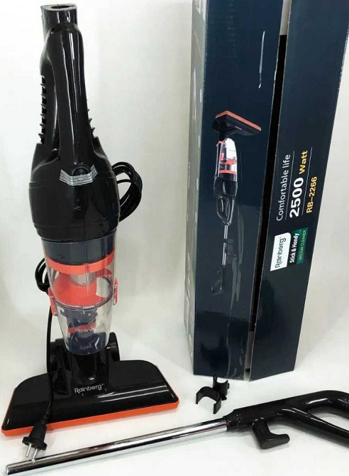 НЕМЕЦКИЙ Вертикальный ручной пылесос Rainberg RB-2266 шнур 3м 2500 Вт. Харьков - изображение 7