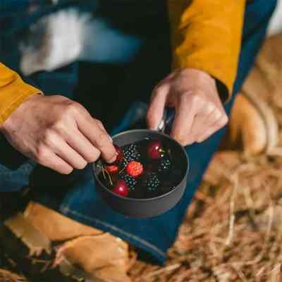 Набор туристической посуды Naturehike NH18T018-G, алюміній, 2 каструлі, 2 кришки (6927595785515) Вінниця