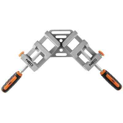 Струбцина Neo Tools угловая, алюминиевая, две направляющие 75 мм, 70х70мм (45-491) Винница