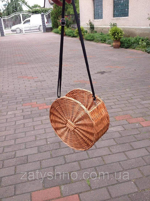 Сумка жіноча плетена з лози Київ - фото 2