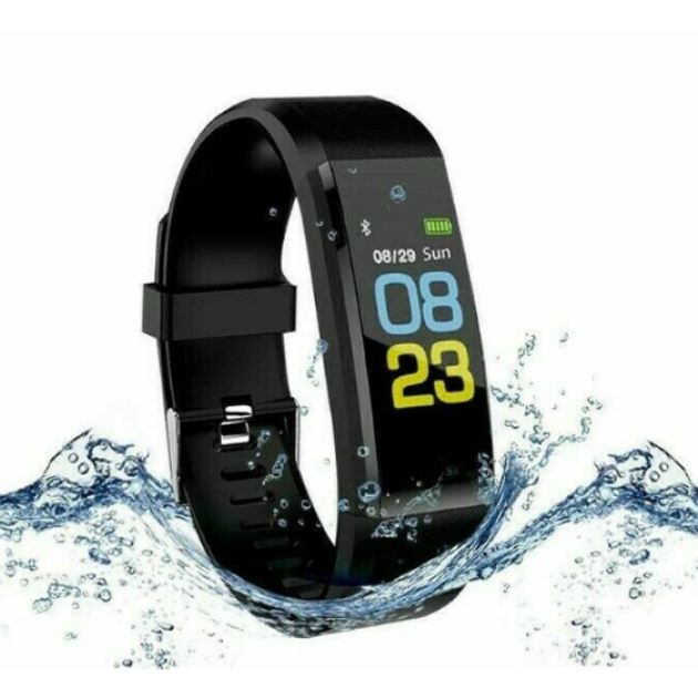 Фитнес-браслет Smart Band H5/B05 0,96″ OLED, пульс, давление, шагомер, сон, Bluetooth 4.0, IP68, черный Киев - изображение 4
