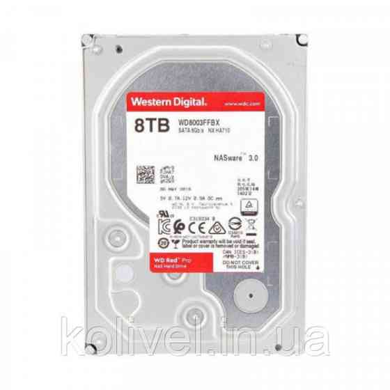 HDD 8000Gb, 7200rpm, WD Red Pro, 256M, SATA 6 Gb/s (WD8003FFBX) (WD8003FFBX#) Киев