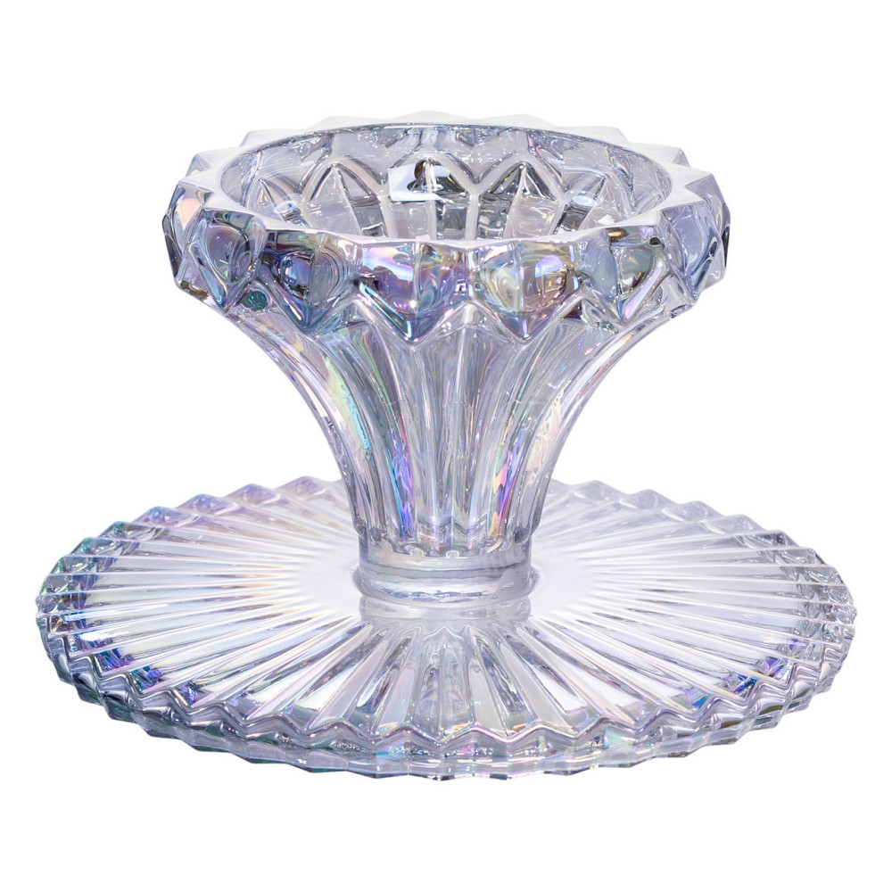 Тортовница на ножке Ø19 см стеклянная круглая подставка для торта, капкейков, пирожных HP-19-148S Киев - изображение 3