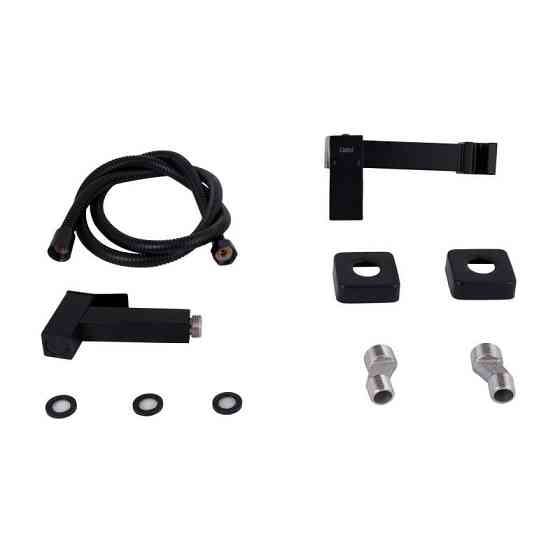 Набір для душу гігієнічного Lidz Kubis 110 Black LDKUB110BLA46104 чорний мат Київ