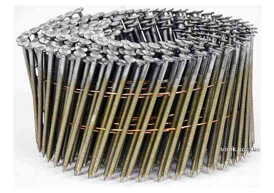 Цвяхи барабанні до пневматичного пістолета VOREL: L=64мм, Ø=2.5 мм, 3600 шт. (YT-09213,YT-09214) [1] Одесса