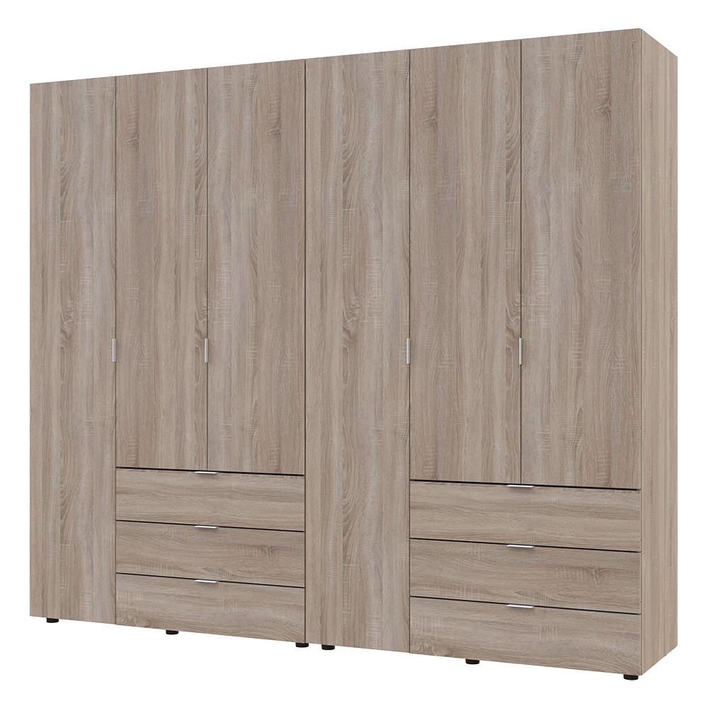 Комплект шаф для одягу Doros Гелар (2 шт.) 232,4х49,5х203,4 см Дуб сонома (DRS-011112) Дніпро - фото 1