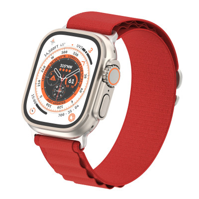 Ремешок для смарт-часов Armorstandart Alpina Band для Apple Watch 42 (Series 11-10)/41/40/38 Red (ARM81046) Винница - изображение 4