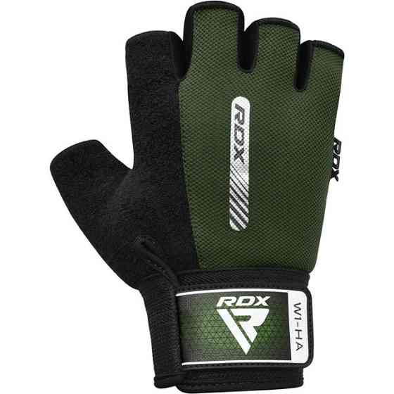 Перчатки для фітнесу RDX W1 Half Army Green M Кам'янське