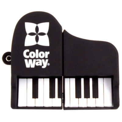 USB флеш накопитель ColorWay Piano 32 GB 3.0 Black (CW-USBPO32) Винница - изображение 1