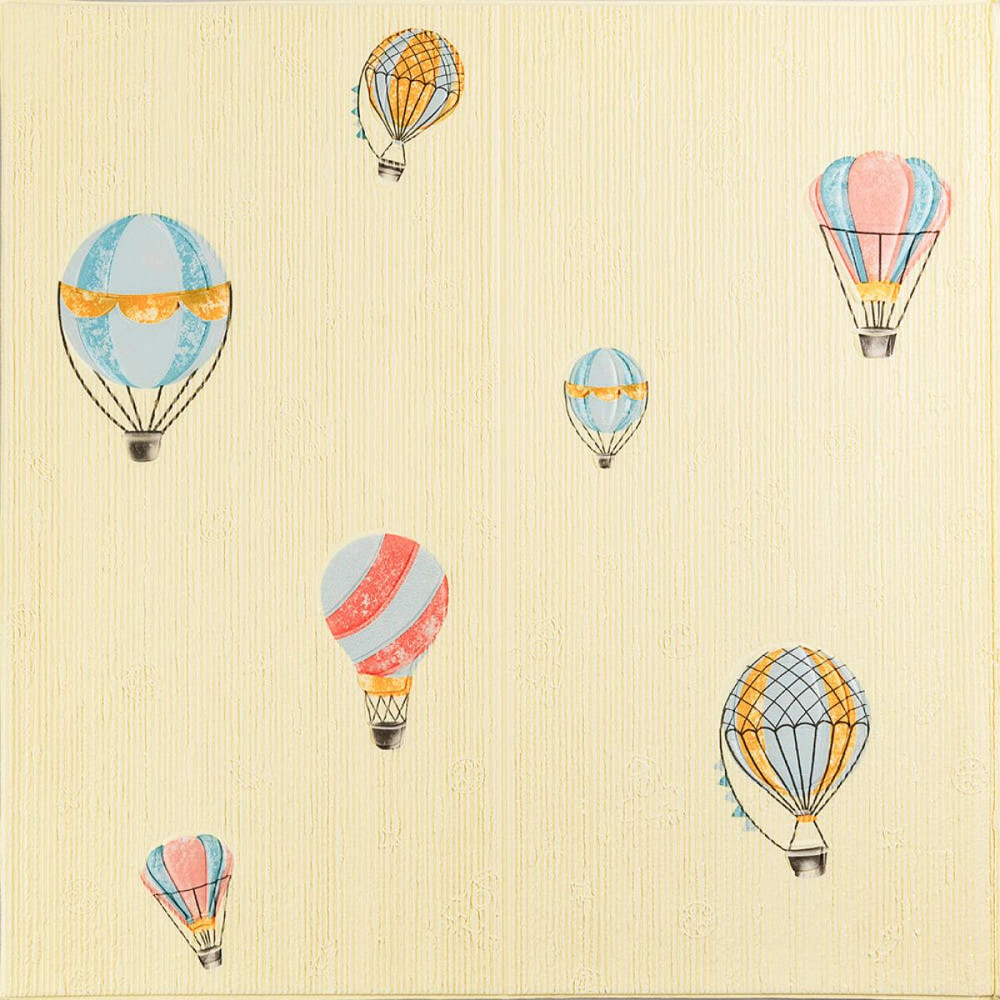 Панель стінова 3D 700х700х4мм Повітряні кулі фактурна текстура SW-00001972 Київ - фото 1