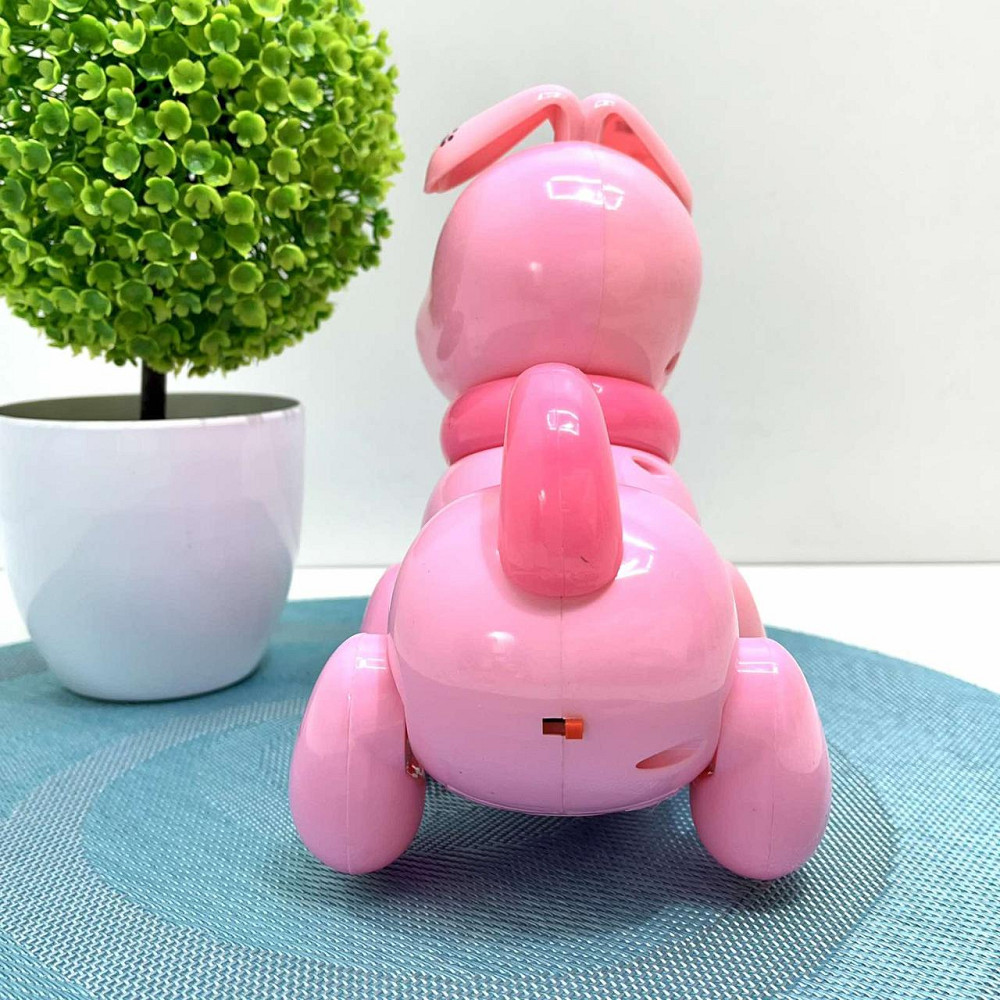 Собачка інтерактивна Limo Toy їздить світиться махає головою та хвостом Рожева (EM 070 A) Чернігів - фото 5