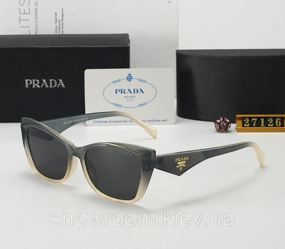 Жіночі окуляри від сонця Pr (27126) green Київ - фото 1