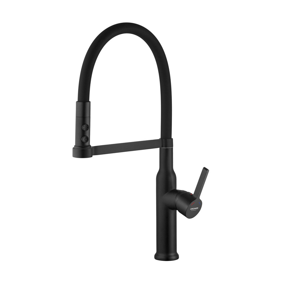 Змішувач для кухні Kroner KRP Ersel — SCH03112BLK Київ - фото 5