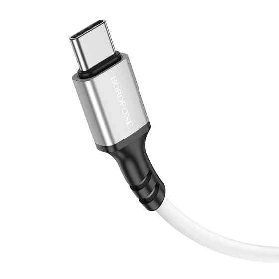 Кабель BOROFONE BX83 Type-C Famous silicone charging data cable White Одеса