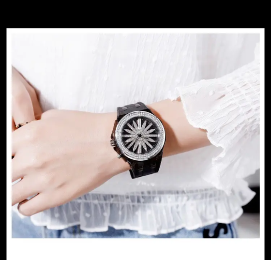 Жіночий наручний годинник Skmei 1536 (Чорний) Вінниця