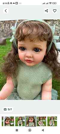 Реалистичная Кукла Реборн Девочка София 55 см Харьков