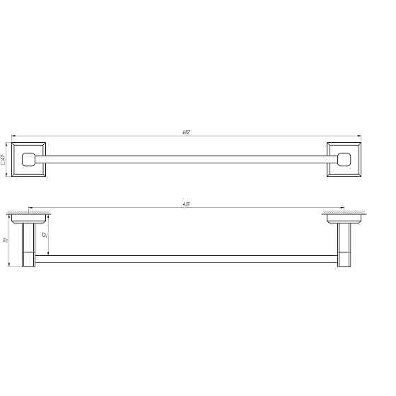 Тримач рушників TOPAZ TKB 9912/45 Луцк