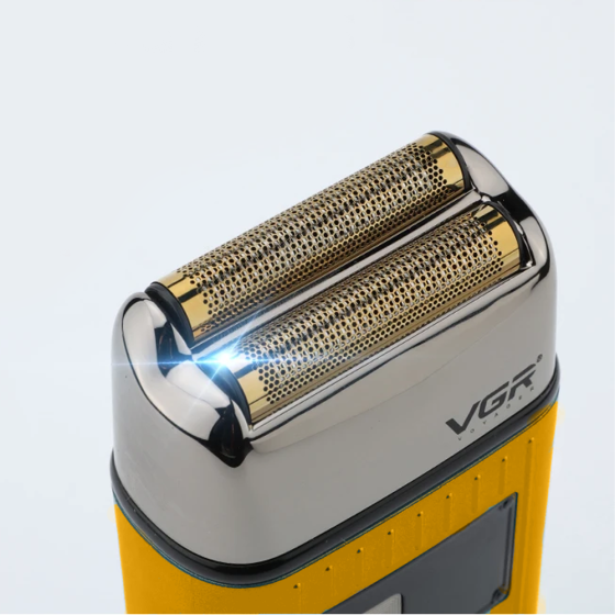 Электробритва шейвер VGR V-357 с USB и LED дисплеем,Желтая SBR Киев
