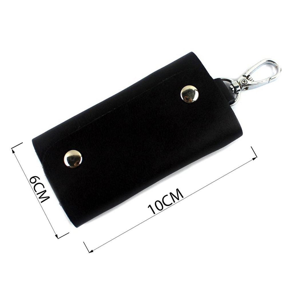 Стильна шкіряна ключниця Чорна (Vintage) Київ - фото 13