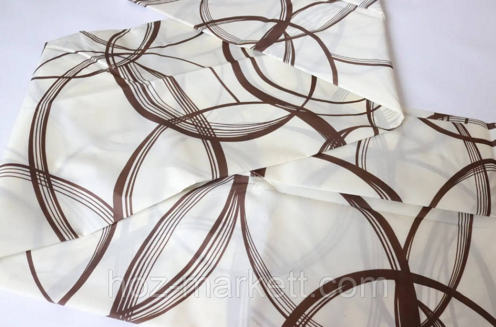 Штора в ванную тканевая Miranda Amalia 180 х 200 см бежевая Харьков - изображение 5