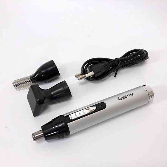 Триммер для носа и ушей удобный GEMEI GM-3107 3в1, Триммер для бороды головы и носа UQ-23 Киев