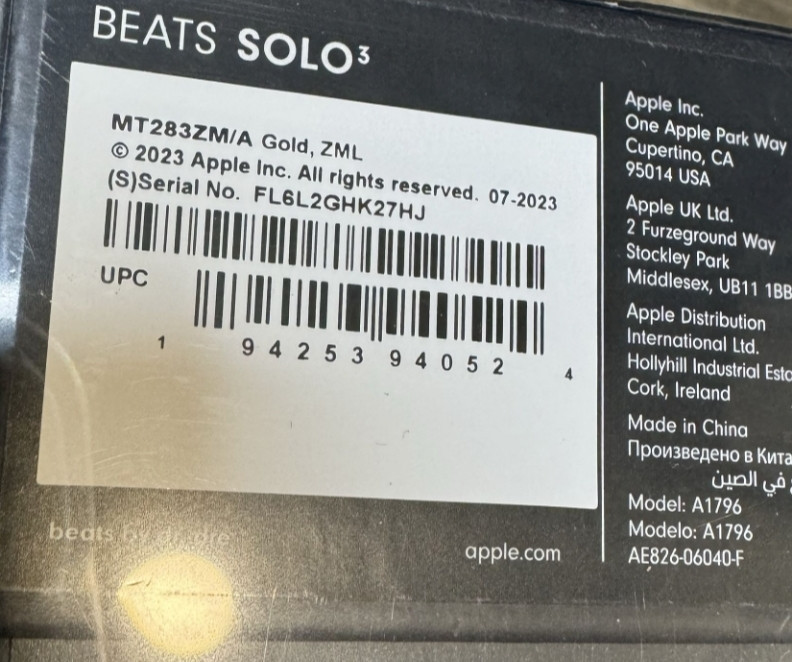 Наушники BEATS SOLO3 Нові Киев - изображение 2