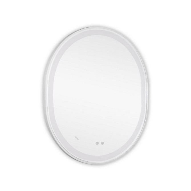 Дзеркало настінне овальне сенсорне Qtap Gemini 800х700 з LED-підсвіткою Touch, з антизапотіванням із диммером Харків - фото 7