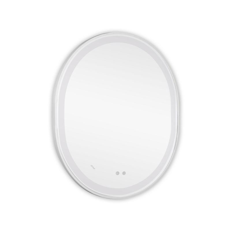 Зеркало настенное овальное сенсорное Qtap Gemini 800х700 с LED-подсветкой Touch, с антизапотеванием с диммером Харьков - изображение 7