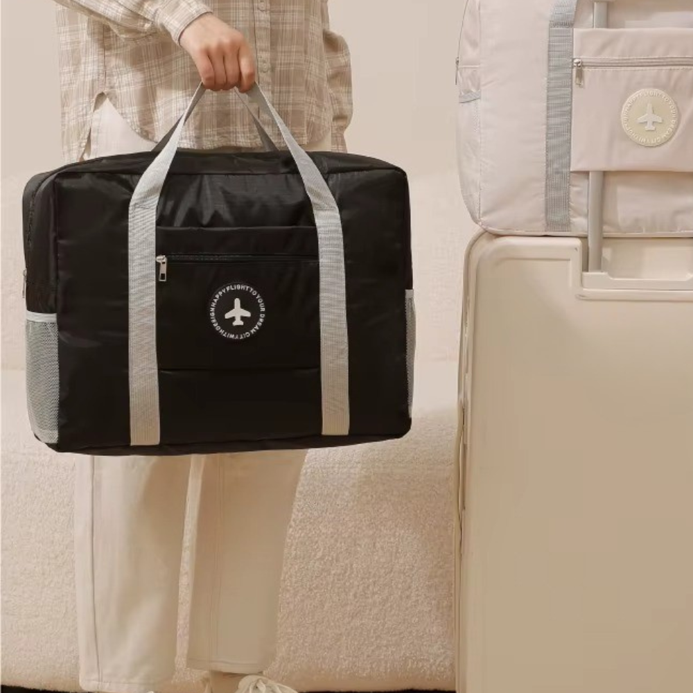Сумка для подорожей, дорожня, портативна сумка для одягу, речей з відсіком для аксесуарів чорна Кам'янець-Подільський - фото 4