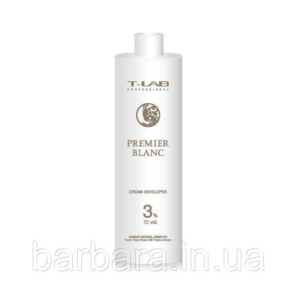 Крем-проявитель T-Lab Professional Premier Noir Cream Developer 1000 мл 3% Киев - изображение 1