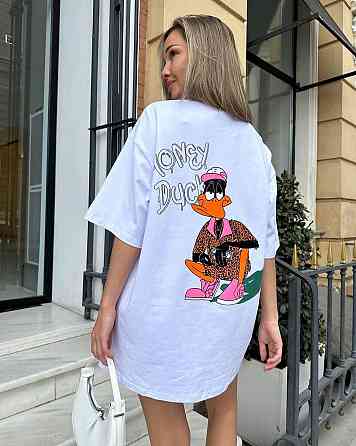 Футболка женская с принтом  44 Белая 2634325151 Днепр