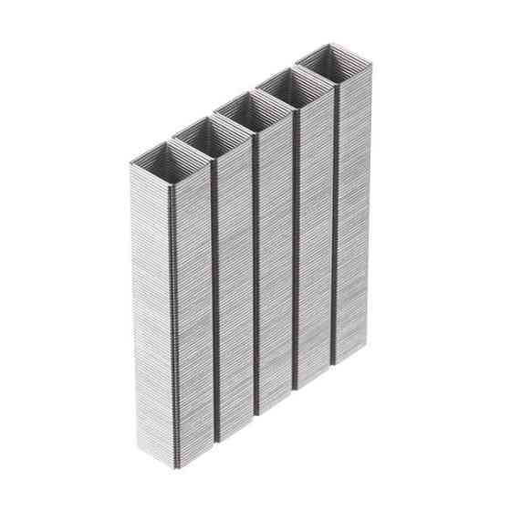 Скоба гартована 12 мм, ширина 11,3 мм, перетин 0,70 мм, 1000 шт/упак INTERTOOL RT-0132 Київ