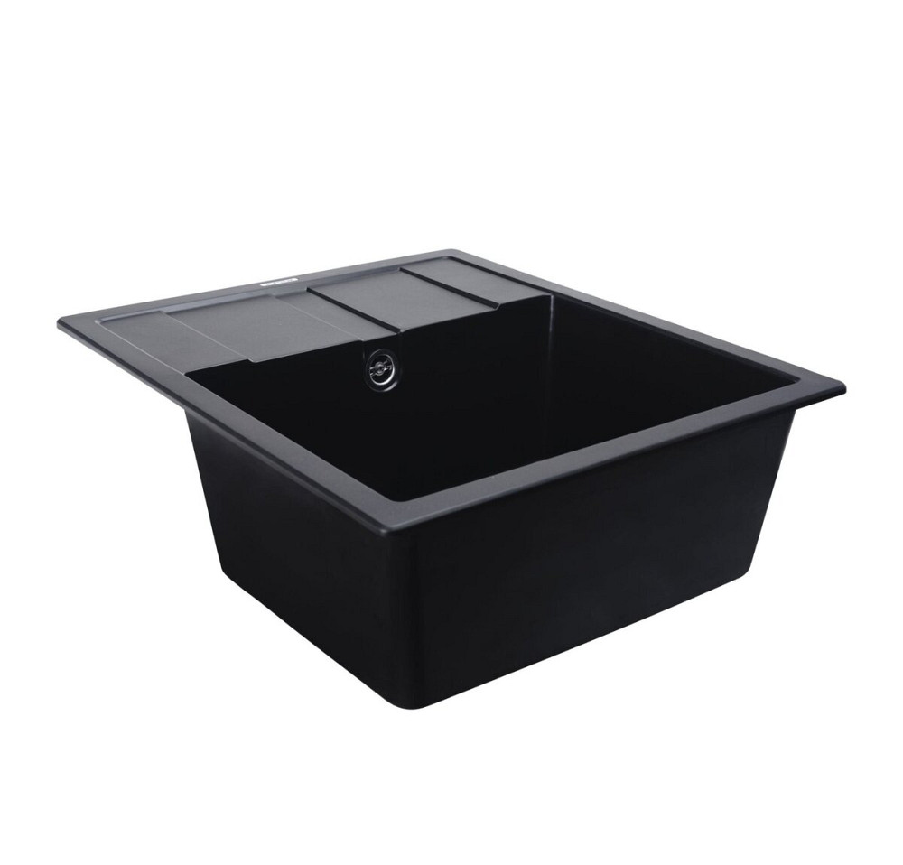 VALESO Комплект: Мийка Aria 5851 чорна + Змішувач BG76 чорний + Сифон 1041 Київ - фото 2