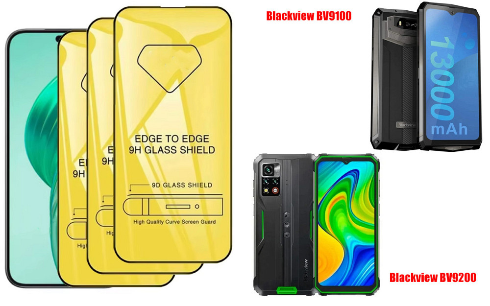 Захисне скло DefenzoGlass для Blackview BV9100, BV9200 – подвійна міцність Київ - фото 3