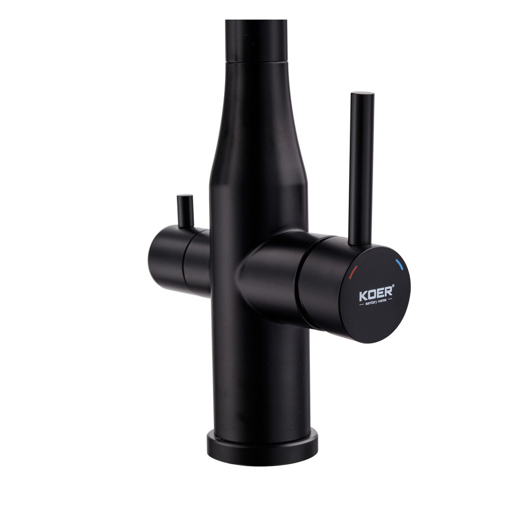 Кухонный смеситель Koер KI-72024-05 с выходом для питьевой воды из нержавеющей стали (KR5012) Харьков - изображение 6