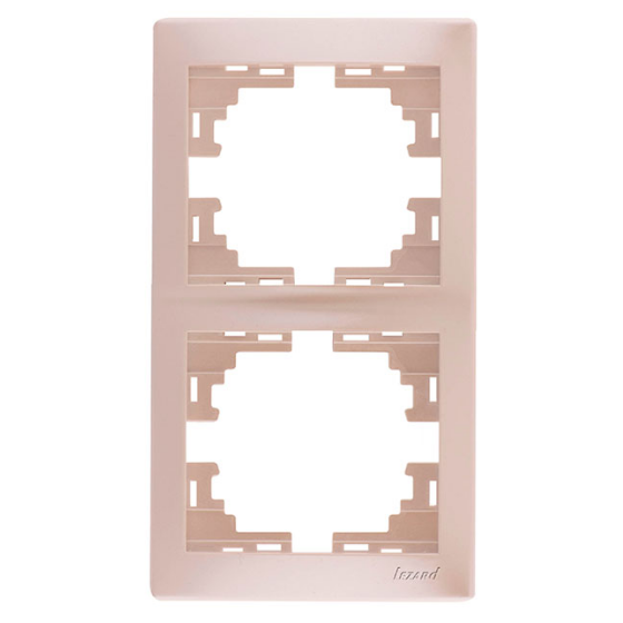 MIRA перлинно-білий перламутр Рамка вертикальна 2-а без вставки Лезард Житомир