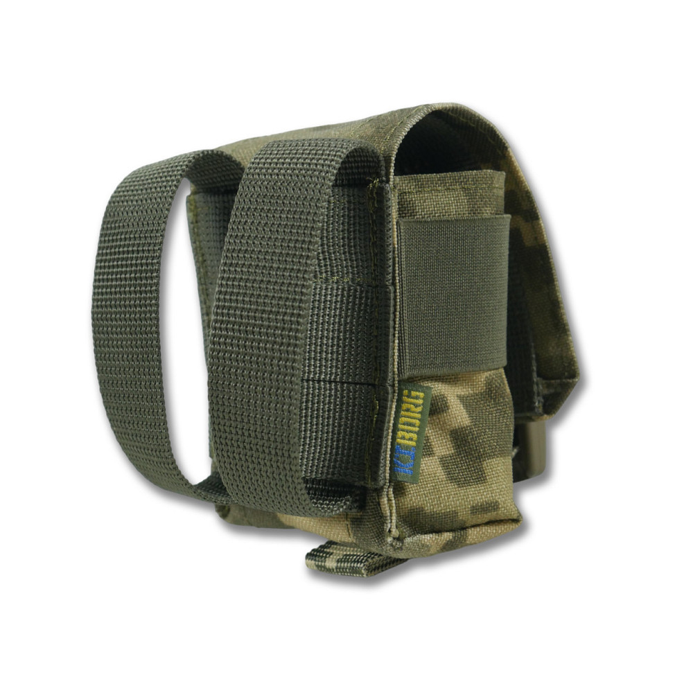 Тактический подсумок под 1 гранату Kiborg Pixel. Гранатный подсумок кордура, военный подсумок для гранат Киев - изображение 3