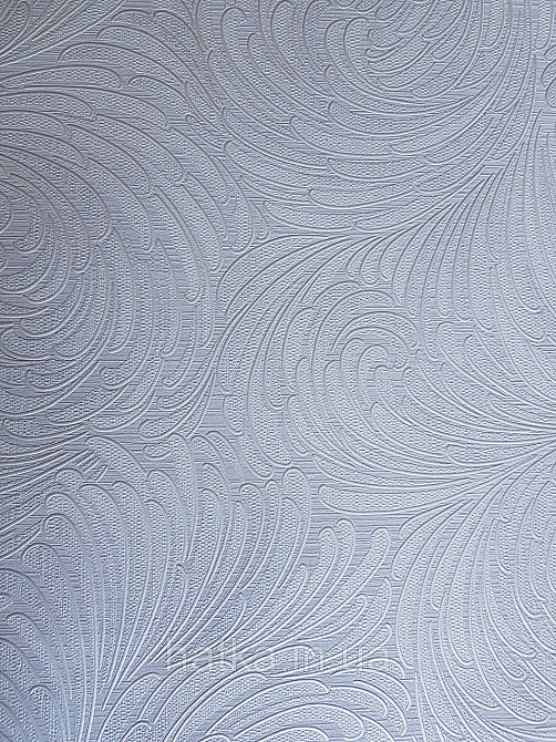 Обои метровые виниловые на флизелине Grandeco Poeme геометрия абстракция мазки веер белые молочные серебристые Киев - изображение 1