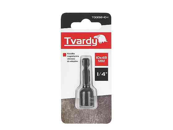 Головка біти ударна "Tvardy" магнітна шестигранна 10 х 48 мм Стрий