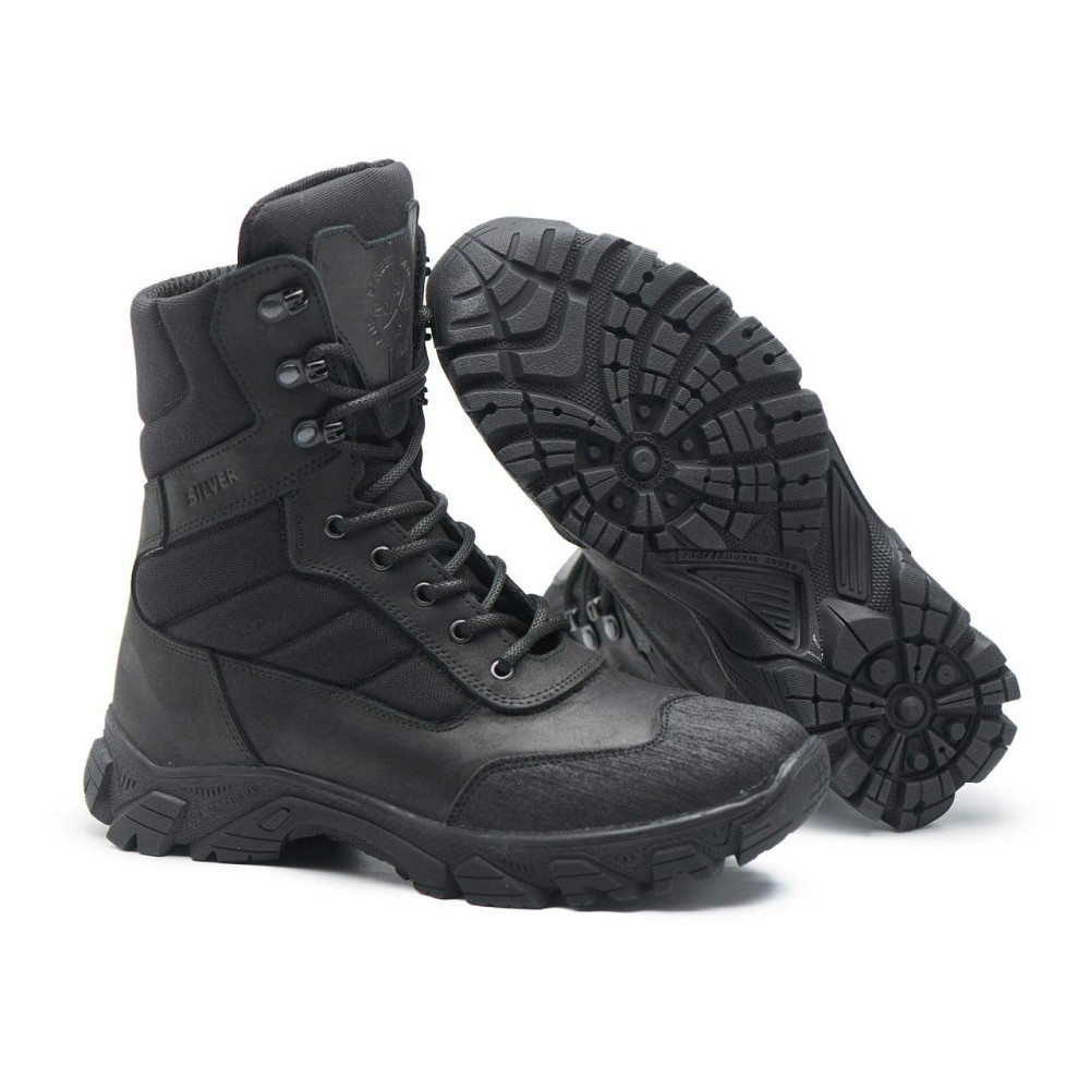Тактичні берці Б6 чоловічі чорні - водонепроникні, вологостійкі, міцні, армійське взуття ЗСУ 39 Харків - фото 1