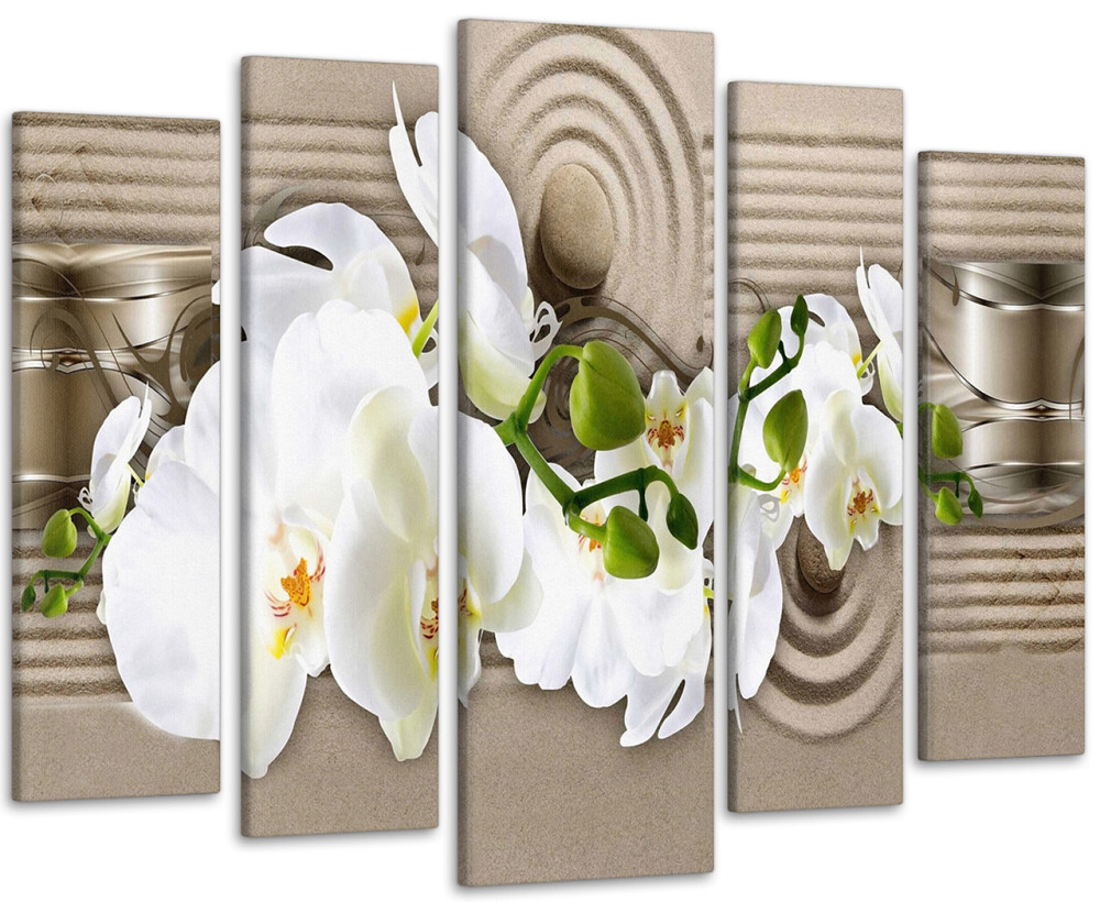Модульная картина Орхидея Абстракция Art-205_5 Киев - изображение 1