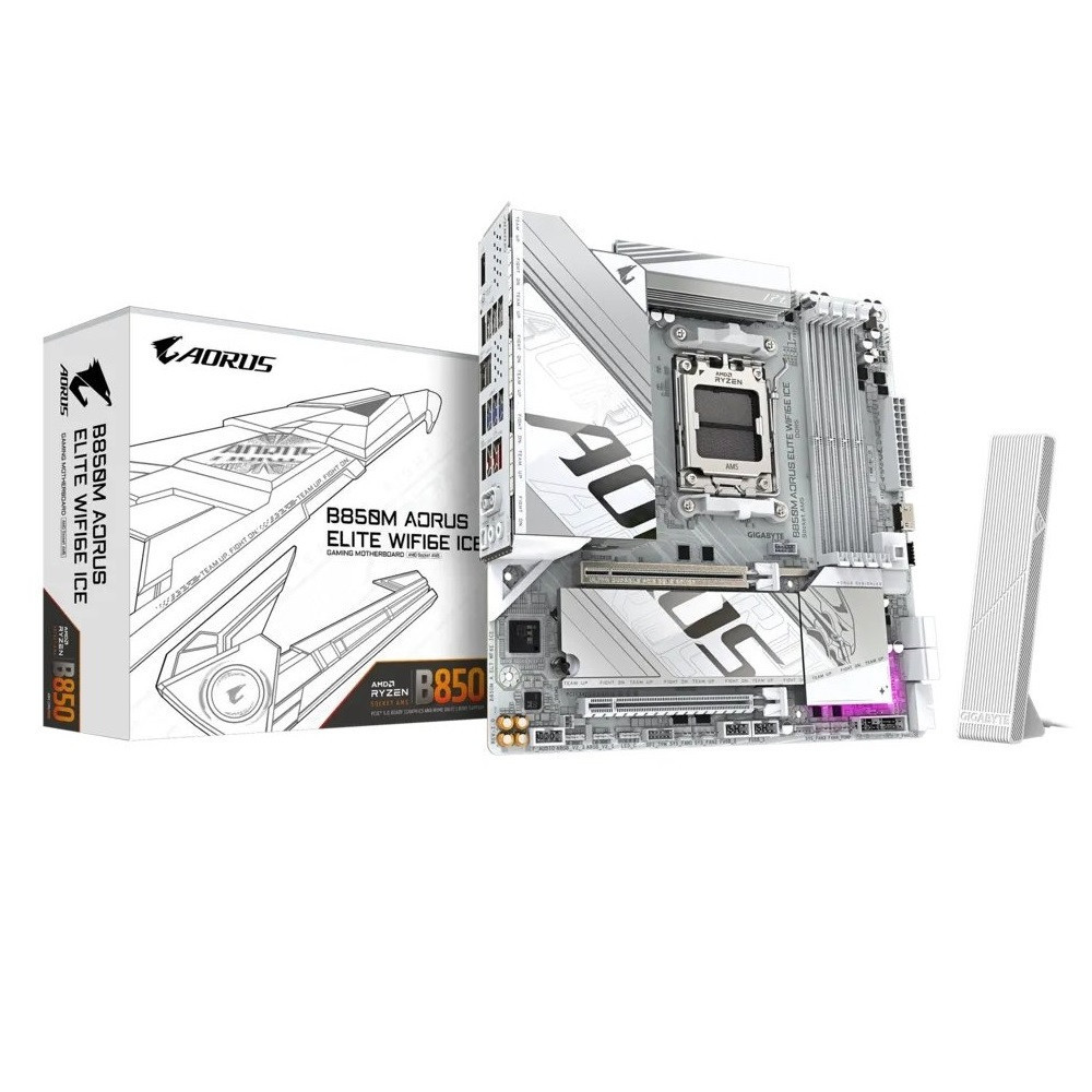 Материнська плата Gigabyte B850M Aorus Elite WiFi6E Ice Socket AM5 ( ATX ) Харків - фото 1