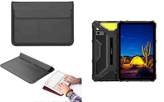 Чехол-конверт VitoCase для Ulefone Armor Pad 4 Ultra, с функцией подставки для планшета Черный Киев