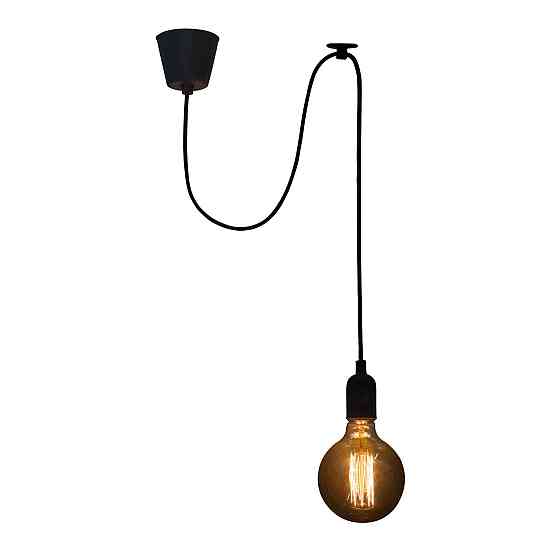 Подвесной светильник патрон Е27 черный Spider NL 149-1 Одесса
