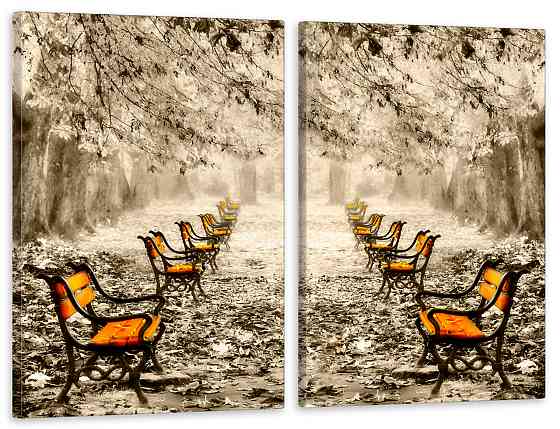 Модульная картина в гостиную / спальню  Парк TLV-2_037 Киев