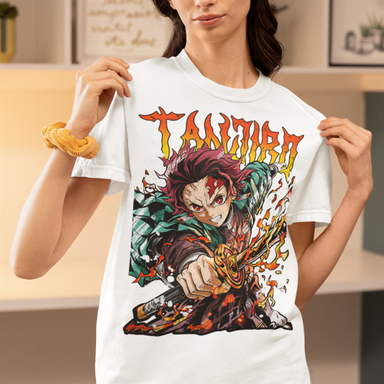 Футболка для мальчика аниме Истребитель демонов оверсайз (рост от 165 до 180 ) Черний AnimeJ0745m Днепр