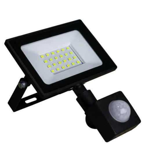 Прожектор світодіодний LED 20W 6400K IP65 з датчиком руху Харків - фото 2