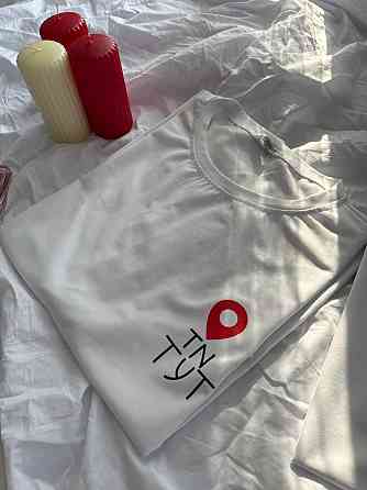 Женская оверсайз футболка с надписью 